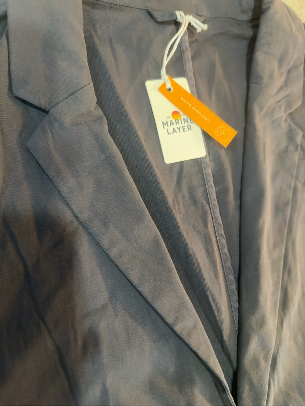 Marine Layer Breeze Blazer India Ink 2XL NWT Water Repellent $178 Retail